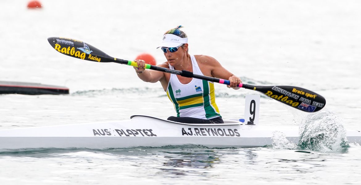Reynolds proves dominance at Oceania canoe sprint Championships hero image