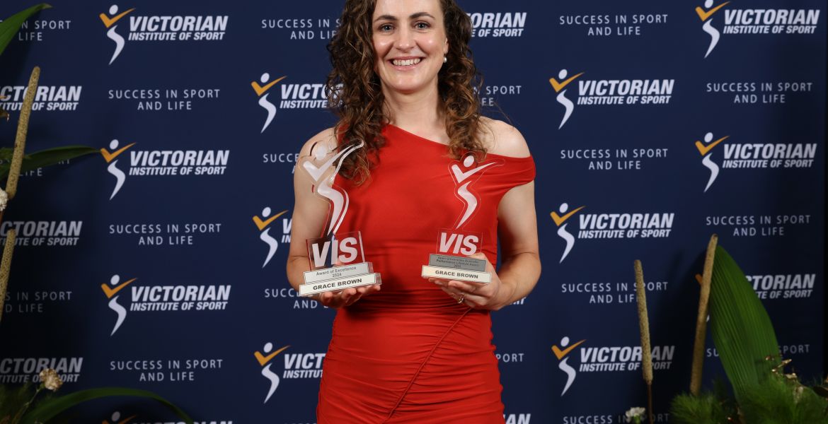 Grace Brown caps off a dream year with VIS Award of Excellence hero image