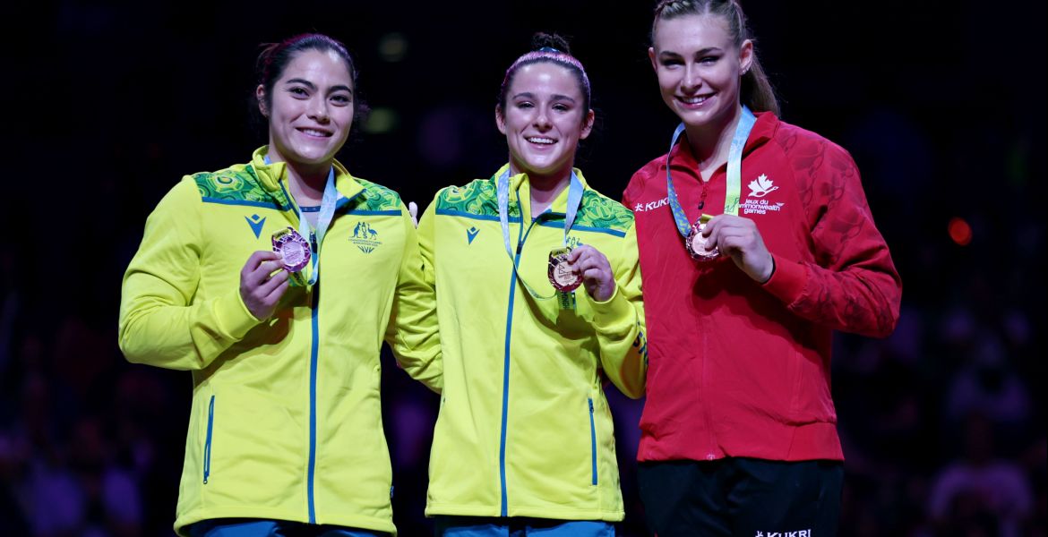 McDonald gold among five Aussie gym medals hero image
