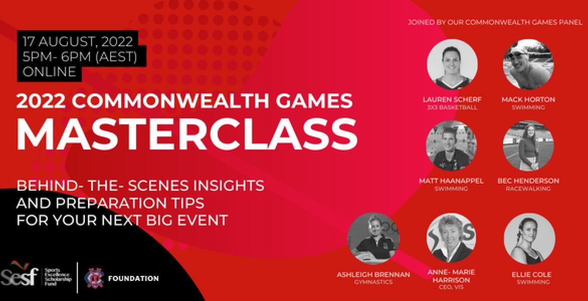 Sign up for FREE SESF Commonwealth Games Masterclass hero image