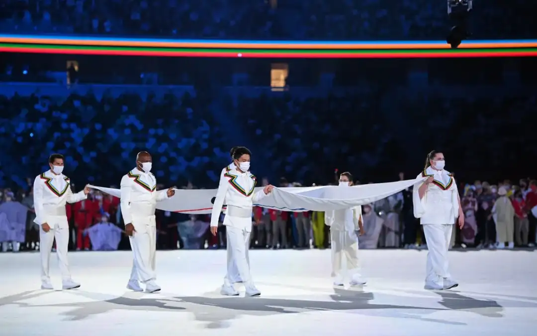 Galiabovitch, Australia’s Olympic flagbearer