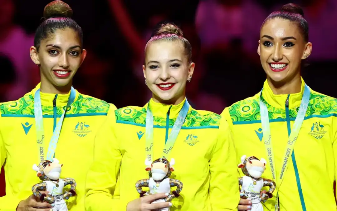 Aussie rhythmic gymnasts land team silver