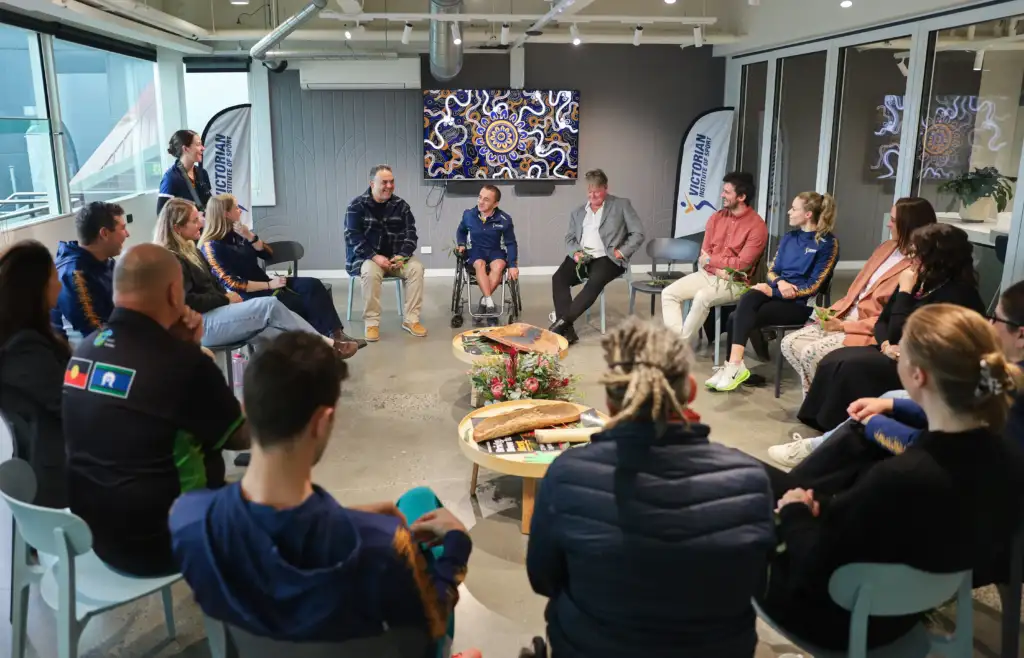 Inaugural VIS Yarning Circle held with Olympic and Paralympic athletes, sports leaders and key First Nations people
