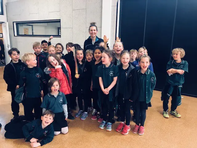 Commonwealth Games gold medalist inspires regional students