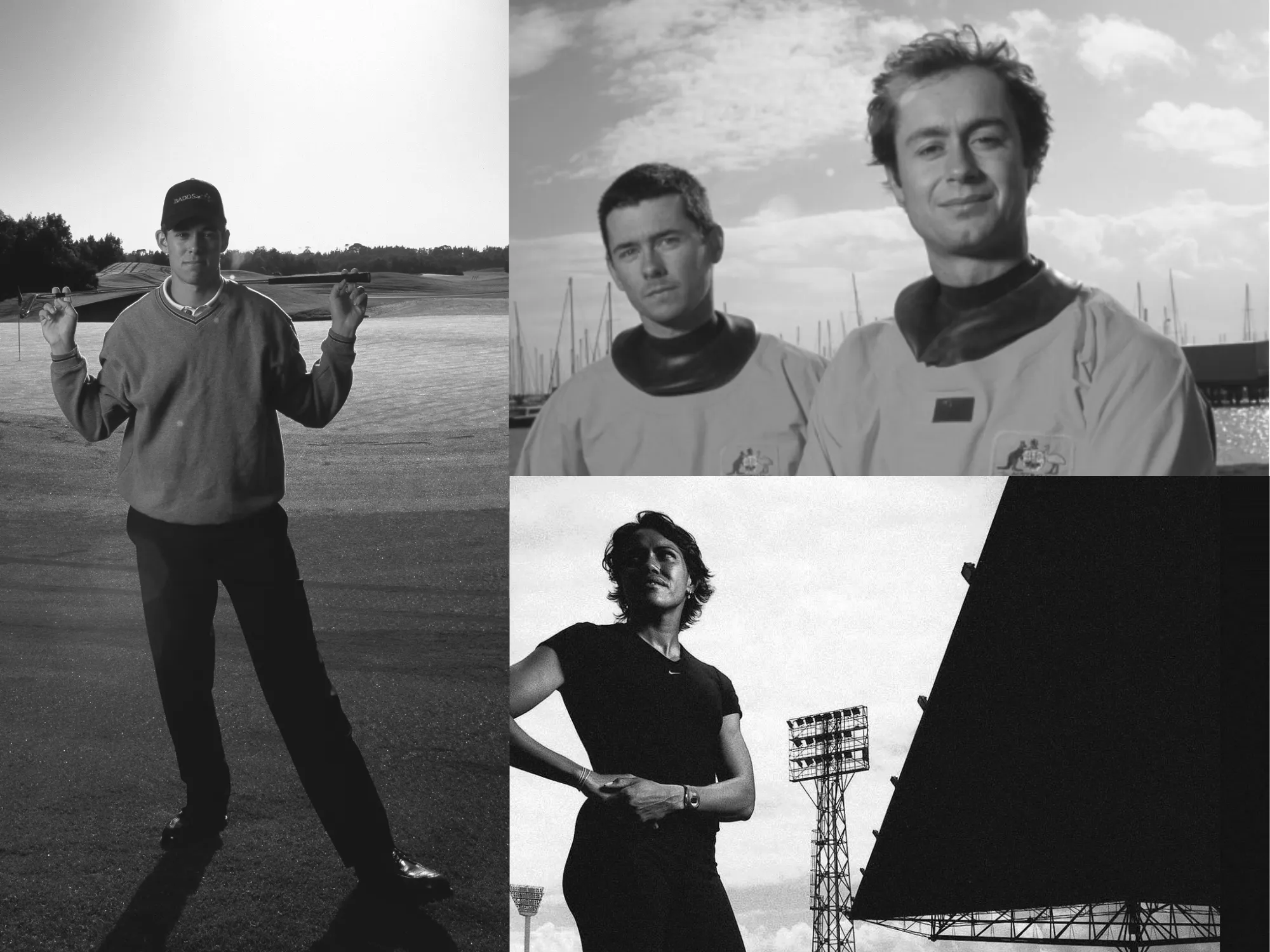 Catherine Freeman AC, Tom King OAM & Mark Turnbull OAM & Aaron Baddeley