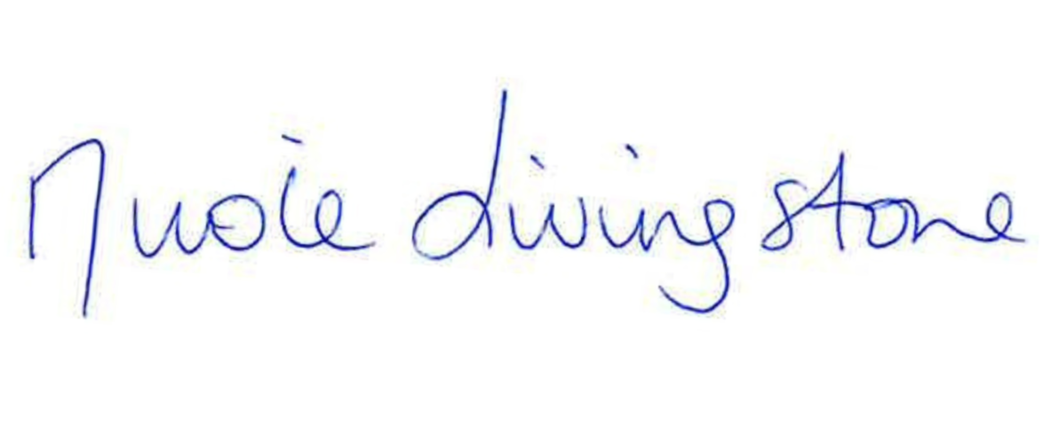 Nicole Livingstone's signature