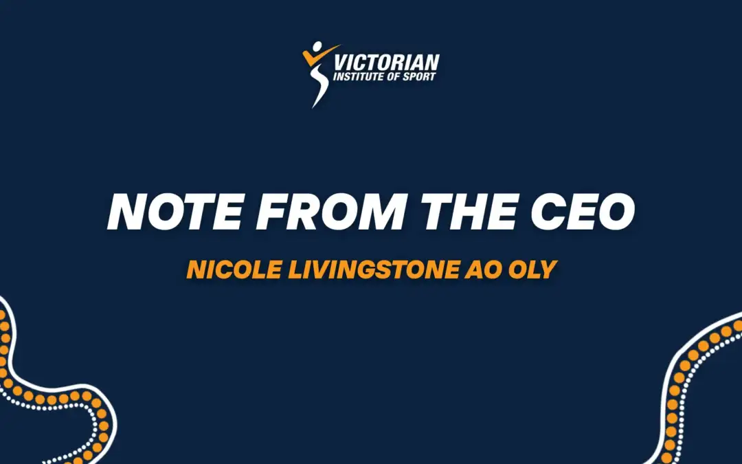 Message from Nicole Livingstone AO OLY