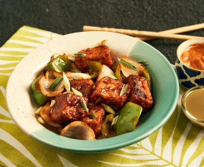 Kimchi Tofu Stir fry