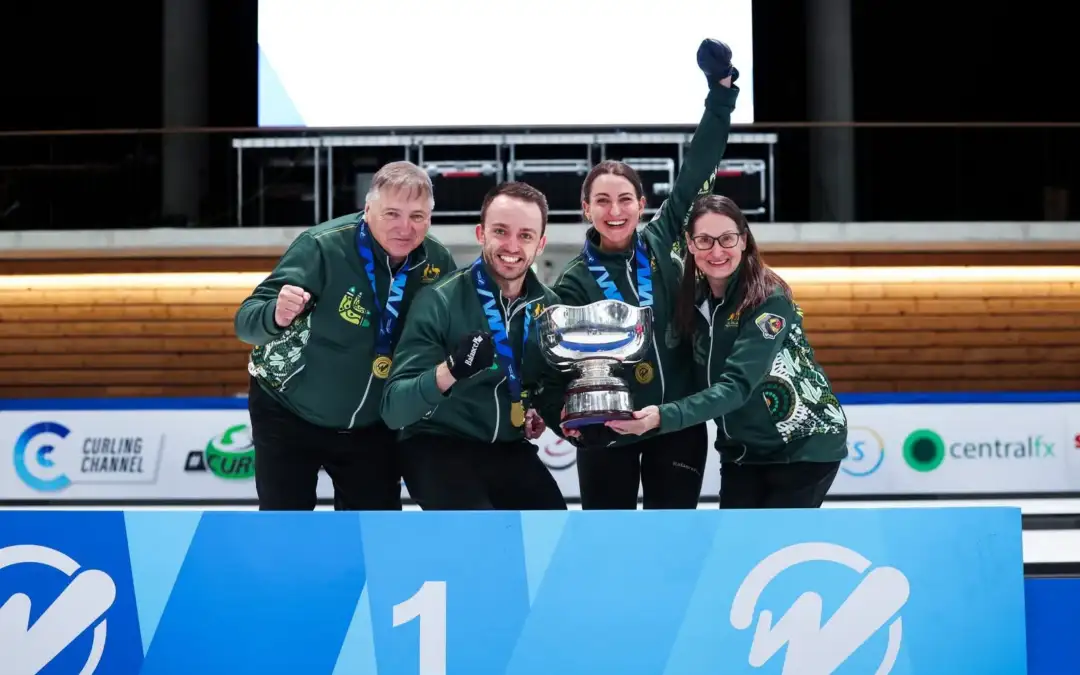 Golden redemption: Dean Hewitt and Tahli Gill sweep to historic World Curling Championship title