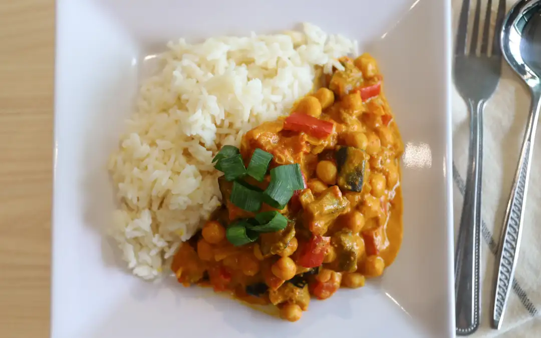 Eggplant Chickpea Curry