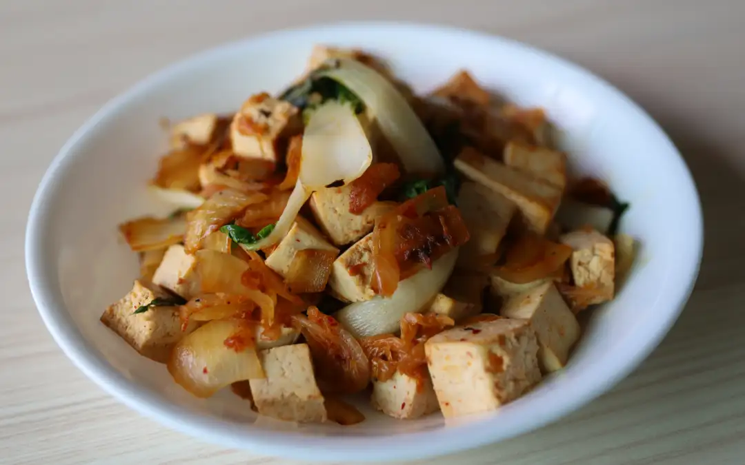 Kimchi Tofu Stir Fry