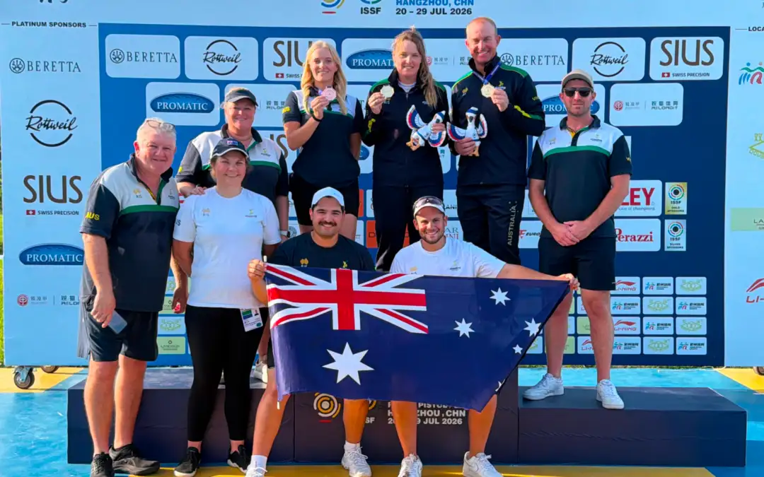 Equalled World Record in Hangzhou: VIS Shooters Reach the Podium in Trap Mixed and Women’s Final